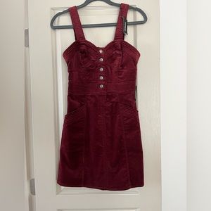 Express cord snap dress, brand new with tags, size XS